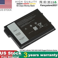 7WNW1 Laptop Battery For Dell Latitude 7424 5424 5420 Rugged Extreme 51Wh 11.4V picture