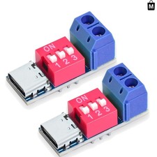 Adjustable USB-C PD Tester 2PCS - Safe & Reliable High-Speed Charging Solution picture