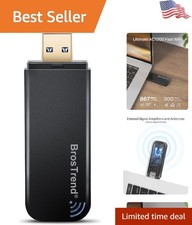 Plug and Play AC1200 USB WiFi Adapter for Seamless Gaming & Streaming on Windows picture