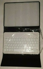 BORIYUAN 3 SYSTEMS WIRELESS BLUETOOTH FREESTANDING KEYBOARD CASE ROSE GOLD nib picture
