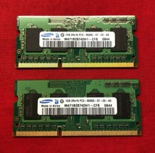 SAMSUNG (1GBX2) 2GB 2Rx16 PC3-8500S RAM MEMORY M471B2874DH1-CF8 picture