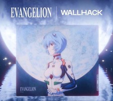 WALLHACK SP-005 EVANGELION Ayanami Rei Limited Edition Glass Pad Unopened picture