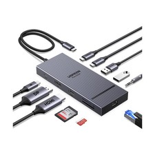 UGREEN 11-in-1 Docking Station: 4K@120Hz DP+HDMI, Dual 10Gbps U... USA FAST SHIP picture