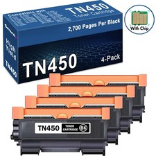 4PK TN450 Toner Cartridge for Brother HL-2280DW HL-2230 Intellifax2840 picture