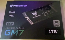 Predator GM7 1TB NVMe M.2 2280 PCIe Gen4 x4 Internal SSD 7400MB/s Black picture
