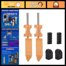 2PK 0.4mm Hotend Nozzle Kit for 3D Printers - Upgraded Extruder Assembly picture