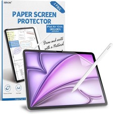 2 Pack Paper Screen Protector for iPad Air 13-inch, Matte PET Film, Anti-Scratch picture
