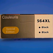 Couleuris 564XL Black Ink Cartridges 2-Pack Special Edition Sealed New  HP picture