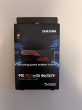 Samsung SSD 990 PRO with Heatsink 1TB, NVMe M.2, Up to 7,450MB/s picture
