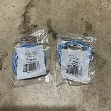 2x Belkin Cables A3l781-03-blu 3ft Cat5e Blue Patch Cable Rj45m/rj45m Non Molded picture