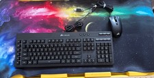 Corsair K55 RGB Wired  Keyboard + Harpoon  Wired Mouse 35 Inch Custom Mouse Pad picture