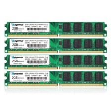 8GB Kit 4x2GB DDR2 800MHz PC26400 1.8V CL6 240Pin UDIMM Desktop RAM Memory picture