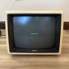 Rare Epson QX-10 Monitor Q702A (NO Video Cable) Great Condition Tested & Works picture