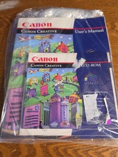 Vtg Canon Creative User’s Manual & CD-ROM-1996 picture