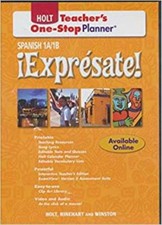 Holt Spanish 1A/1B: Expresate: Teacher's One-Stop Planner PC MAC CD ExamView + picture
