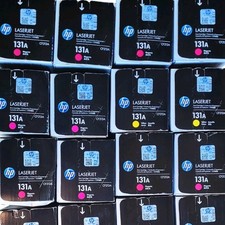 24 HP LaserJet 131A CF212A CF213A Magenta Yellow Toner Cartridge Lot  See Desc picture