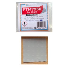 PTM7950 by CSGR 40x40x0.25mm Phase Change Thermal Pad – High Thermal Conducti... picture