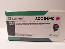 Lexmark 80C1HM0 High Yield Return Program Toner Cartridge Magenta. New picture