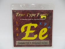 True Type Fonts Volume VI Graphics Series - MicroSoft Windows 3.5