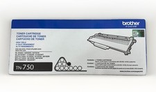 NEW Brother TN750 Black Toner Cartridge Genuine OEM High Yield Sealed picture