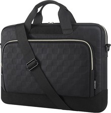 Business Briefcase for Men Women, Waterproof Messenger Bag for 17-17.3 Inch Lapt picture