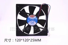 TOP MOTOR DF1212BB 12025 DC12V 0.38A 120*25MM 3-Wire Dual Ball Cooling Fan picture