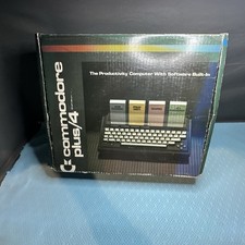 Vintage Commodore Plus/4 Computer With Box & Accessories Manuals picture