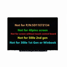 Screen Replacement for Lenovo 300E Chromebook 2nd Gen LCD Touch 81MB  picture