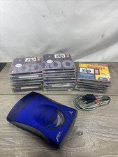 Iomega Zip 250 MB USB Lot External Disk Drive USB Power Cable 20 Disc 100/250MB picture