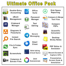 Ultimate Productivity Collection (38 Office, PDF, & File Utilities) (USB/DVD) picture