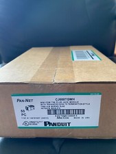 Panduit GigaCat6 jacks White CJ688TGWH BOX OF 50.  IN THE USA. picture