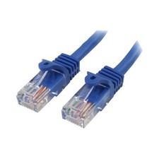 Startech RJ45PATCH25 25FT BLUE CAT5E CABLE SNAGLESS ETHERNET CABLE GIGABIT LAN R picture
