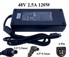 Genuine FSP 48V 2.5A 120W Power Supply Adapter 6.5mm / 5.5mm / 4-Pin Charger picture
