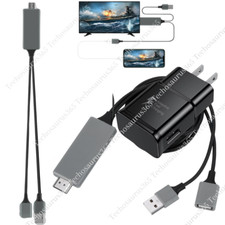 1080P HDMI Mirroring Cable Phone to TV HDTV Adapter Cord For iPhone iPad Android picture