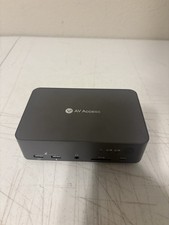 AV Access iDock C20 KVM Switch Dock 2 Monitors 2 Laptops, 4K KVM picture
