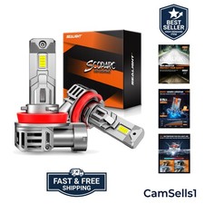 H11 Bulb, 40000LM 6500K Cool White with Cooling Fan, 1:1 Mini Size H8 H9 Fog ... picture