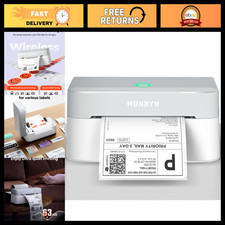Wireless Bluetooth Thermal Label Printer - 4x6 Shipping Labels, Easy Setup, Fast picture
