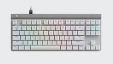 Logitech G515 TKL Wired Gaming Keyboard-WHITE picture