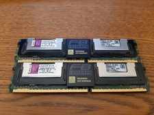 Lot of 2x4GB 8GB KIT Kingston KVR667D2D4F5K2/8G  2Rx4 PC2-5300F Memory picture