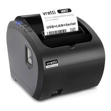vretti Thermal Receipt Printer, 3'1/8 80mm USB Printer, Restaurant Kitchen picture