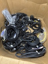 Huge Bulk Lot Of Mixed Power Cords - Misc. Types , Hdmis , Extensions , Ethernet picture