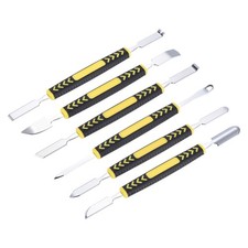 6 x Metal Spudger Mini Crowbar Flat Head Stainless Steel Pry Bar Opening Tool picture