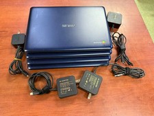 Lot of 4 Asus Chrombook C201PA-DS01, 1.8 GHz Quad-Core 2GB RAM/16GB Storage-READ picture