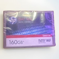 HP C8011A 80/160GB DAT160 (DDS6) 8MM  Backup Data Tape Media Cartridge NIB picture
