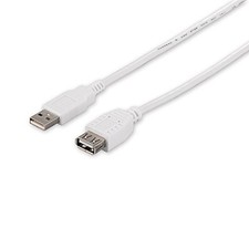 i-BUFFALO USB2.0 Cable White 1.5m BSUAA215 JAPAN IMPORT picture