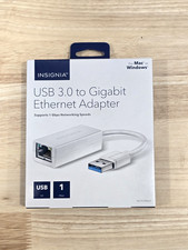 Insignia USB 3.0 Supports 1 Gbps Gigabit Ethernet Adapter Mac Windows NS-PU98635 picture