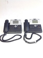 2x Alcatel Lucent 4039 Digital Telephone Urban Grey w/ Handset & Stand  picture