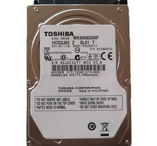 Toshiba MK5059GSXP HDD2J53 Z SL01 T 010 A0/GN001U Philippines 2.5