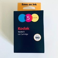 Genuine Kodak Verite 5 Ink Cartridge 5 Color Cyan Yellow Magenta Sealed OEM Box picture