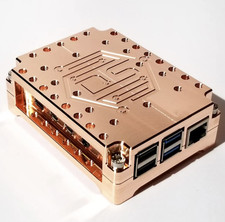 Desalvo Systems Solid Copper Maker Block Case for Raspberry Pi 4 (DS012-C) picture